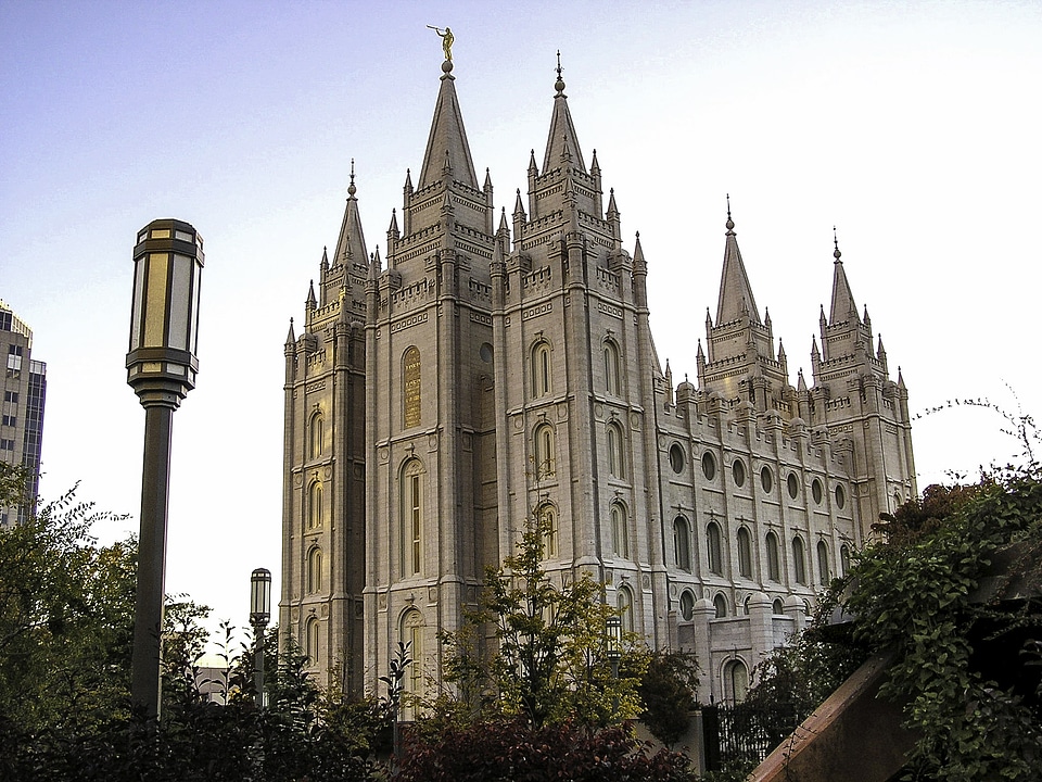 Salt Lake City Temple in Utah