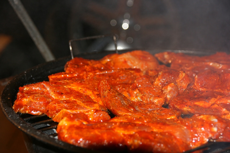 Steaks grilled tasty
