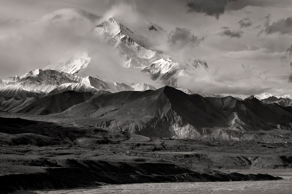 Landscape Scenic of Denali in Denali National Park, Alaska photo