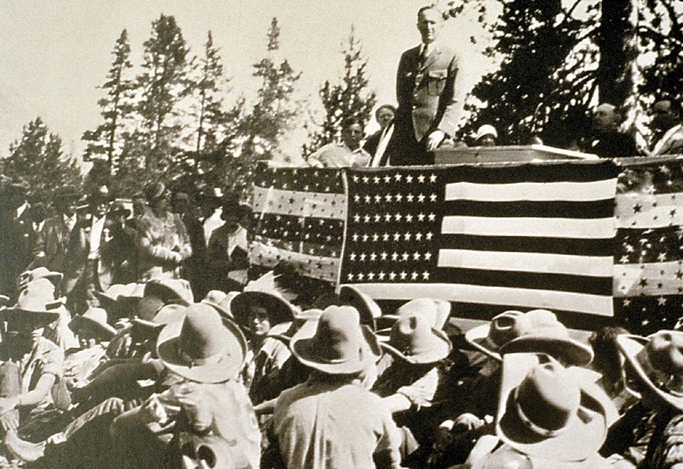 Grand Teton National Park Dedication in 1929
