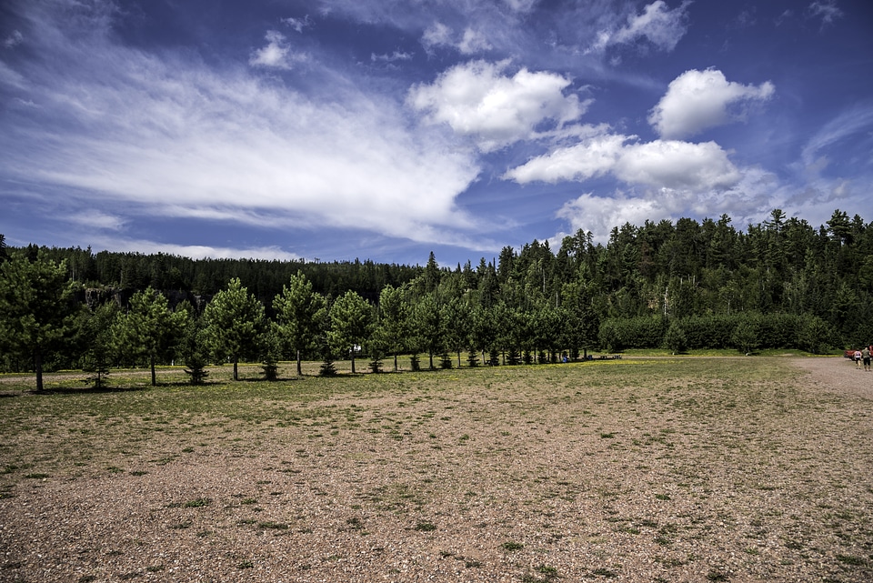 Landscape at the Parking lot at Eagle Canyon, Ontario