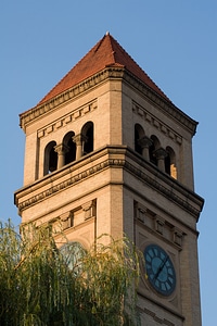 Clock Tower in Spokane, Washington photo