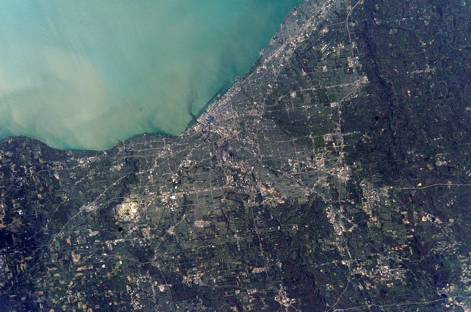 Topography of Cleveland, Ohio