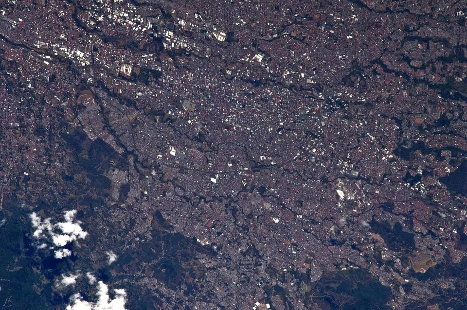 San Jose From ISS, Costa Rica
