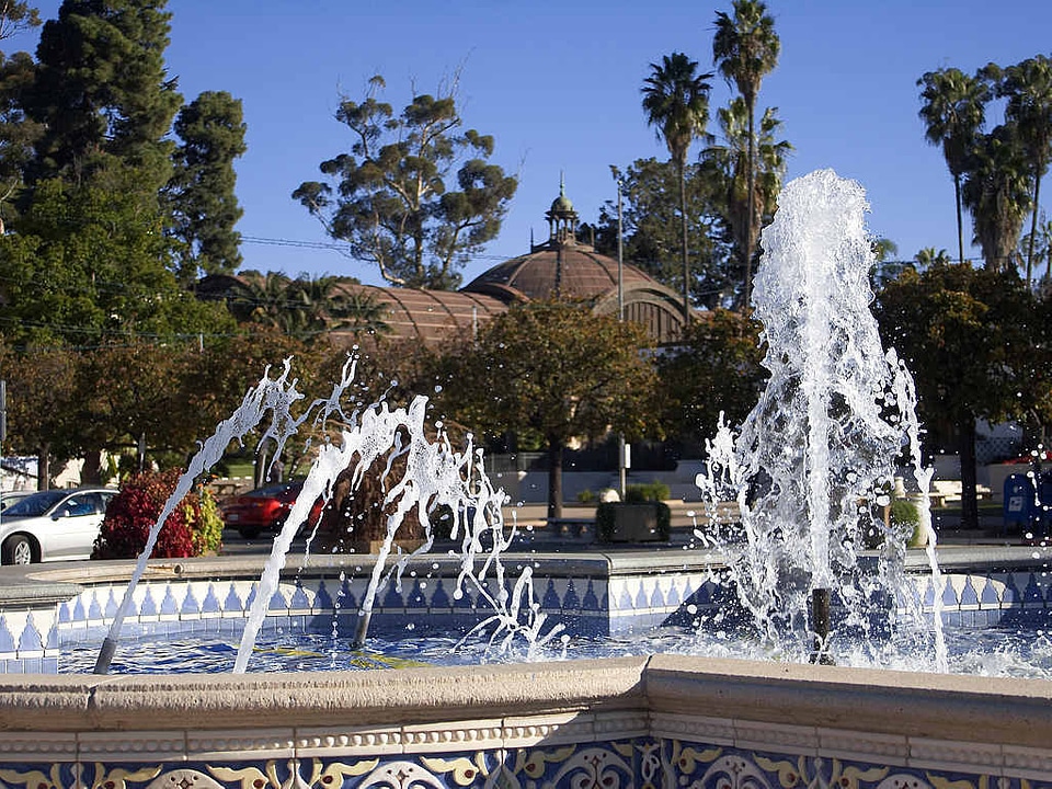 Fountain in San Diego, California