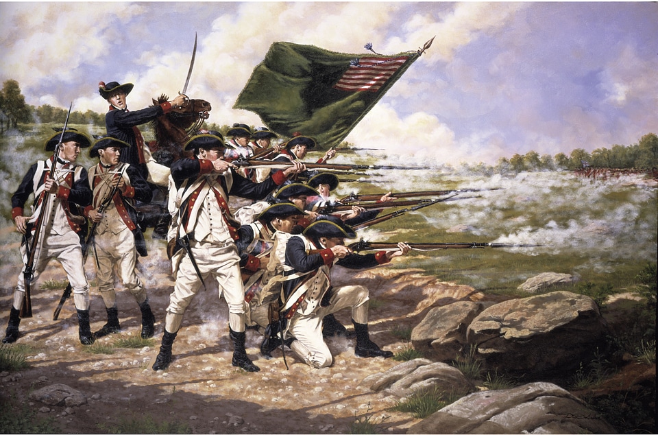 The Battle of Long Island in New York