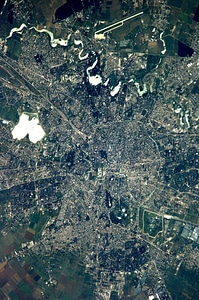 Aerial Image of Bucharest, Romania photo