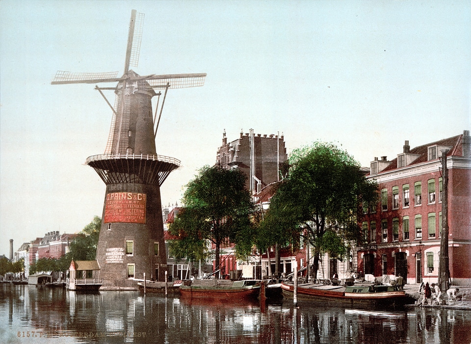 Coolsingel in Rotterdam, Netherlands in 1900