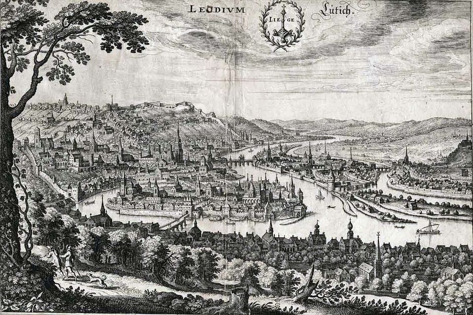 Liege in 1650 in Belgium