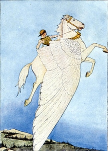 Heracles Riding Pegasus photo