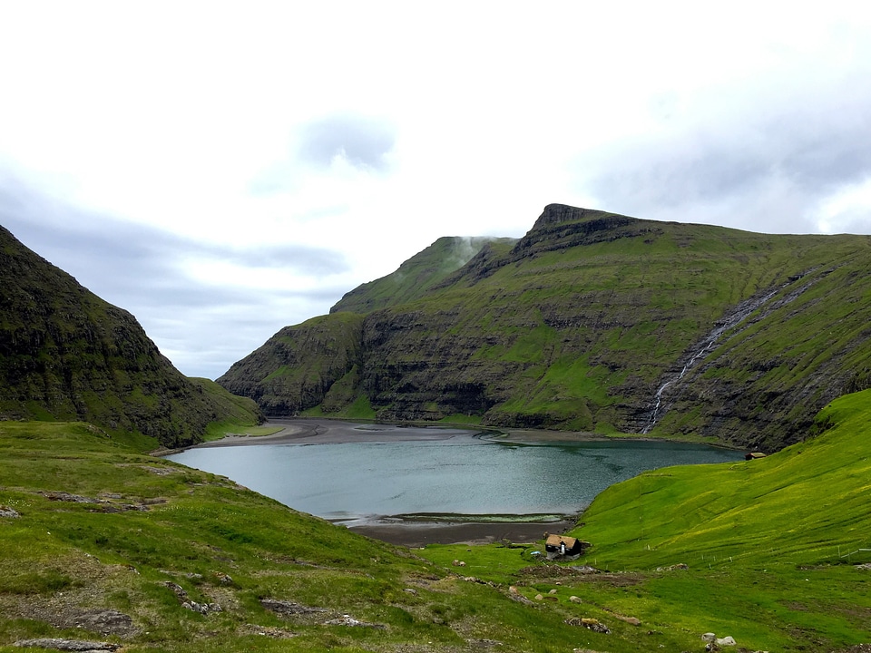 Hills and Pond landscape 