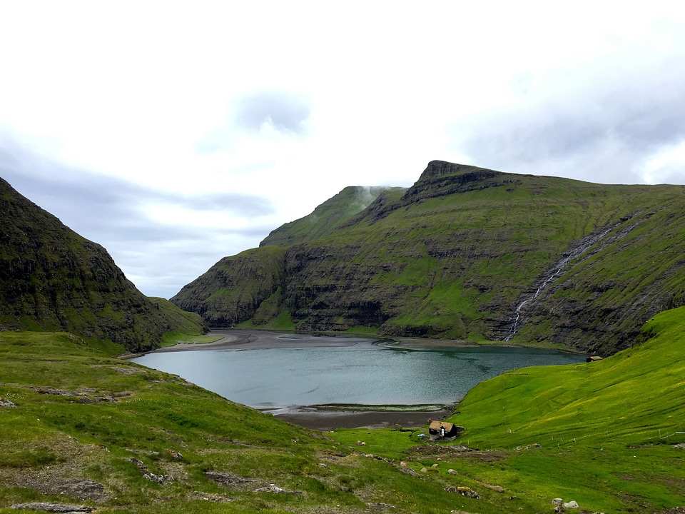 Hills and Pond landscape photo