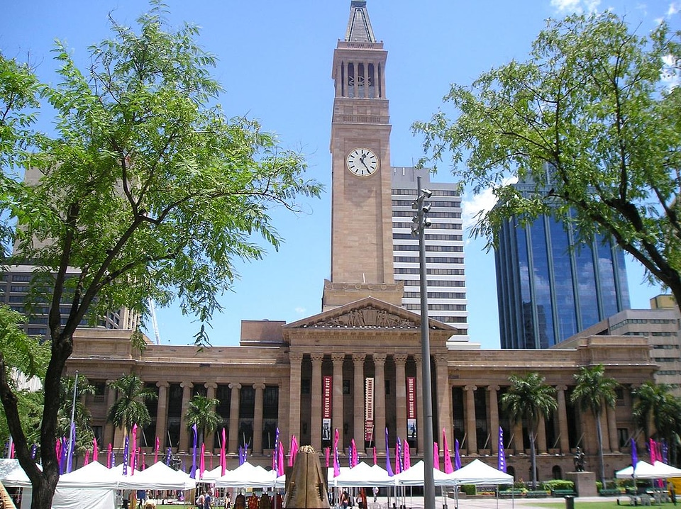 Brisbane Town Hall in Queensland, Australia
