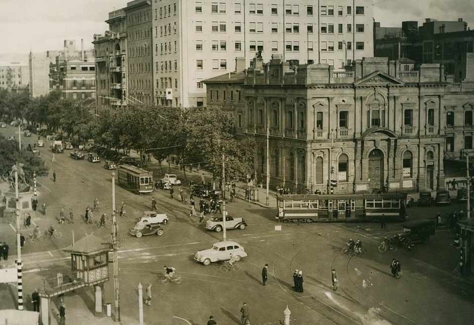 1938 View of Streets of Adelaide, Southern Australia