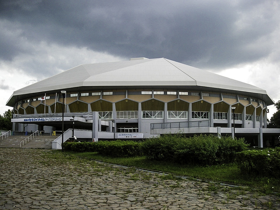 Makomanai Sekisui Heim Ice Arena in Sapporo, Japan