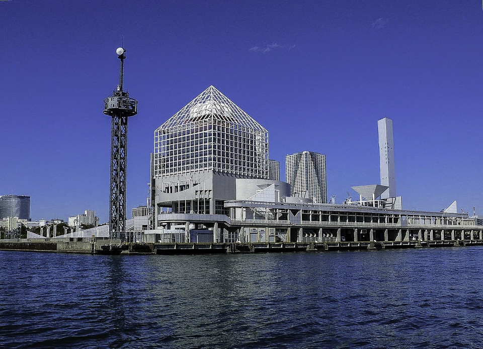 Harumi passenger ship terminal in Tokyo, Japan