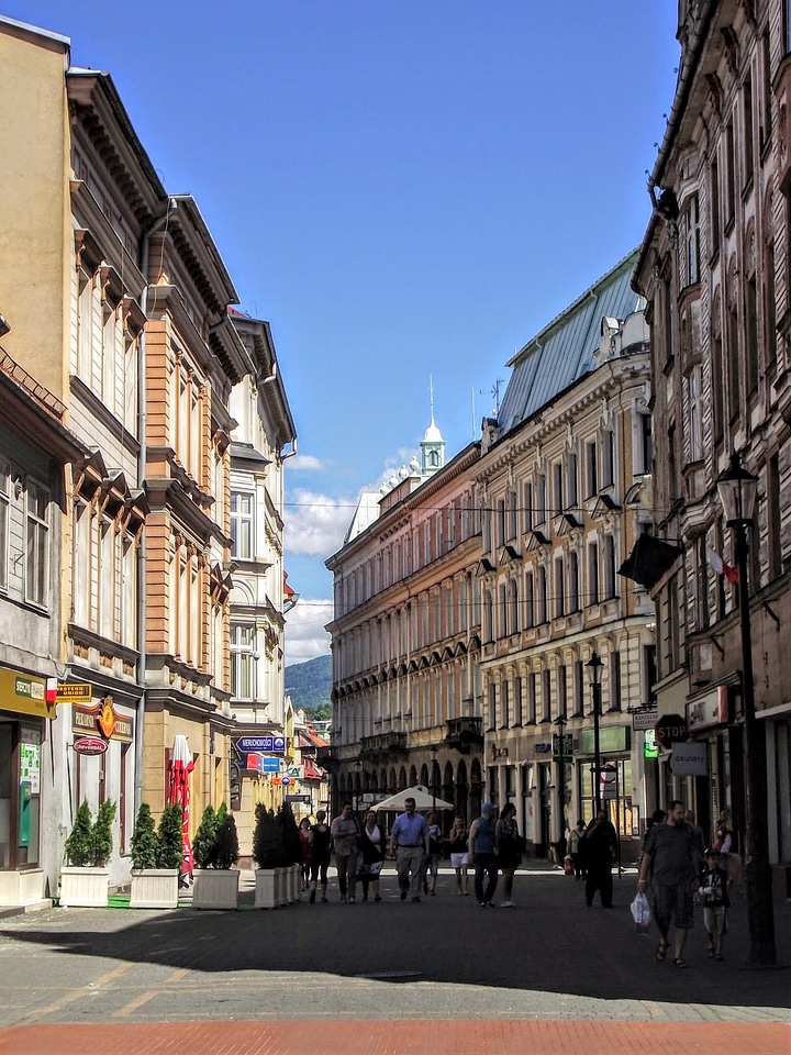 11th November Street in Bielsko-Biała , Poland