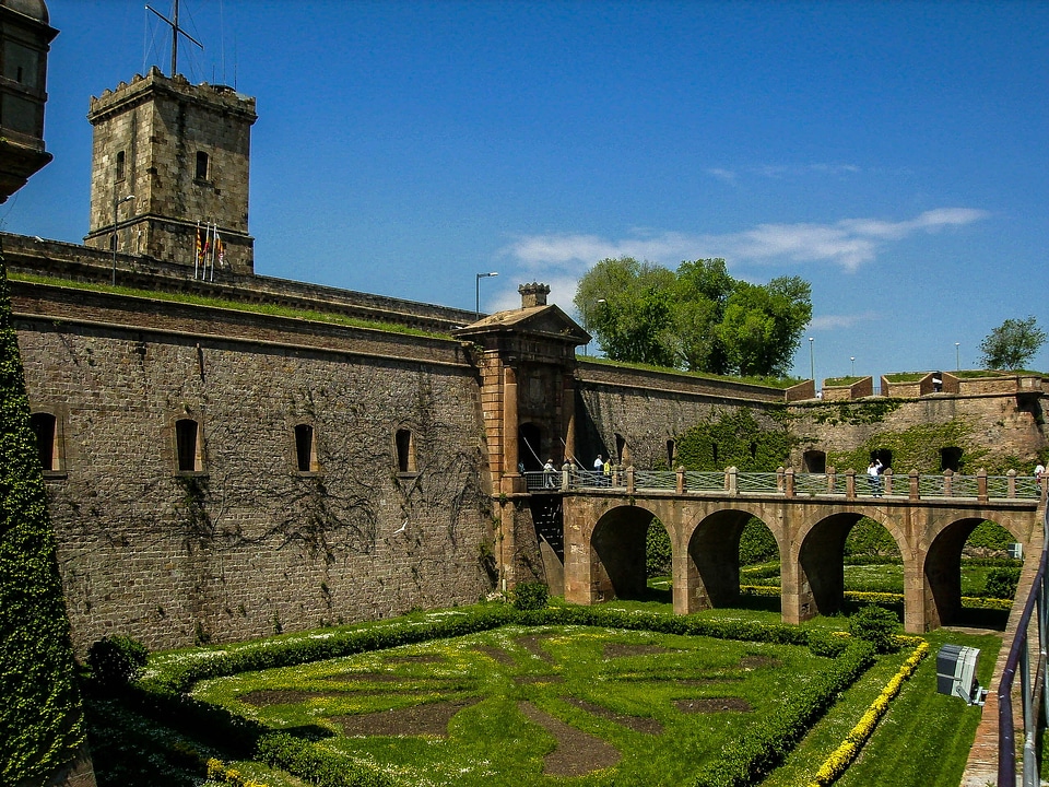 Fortress of Montjuic in Barcelona, Spain