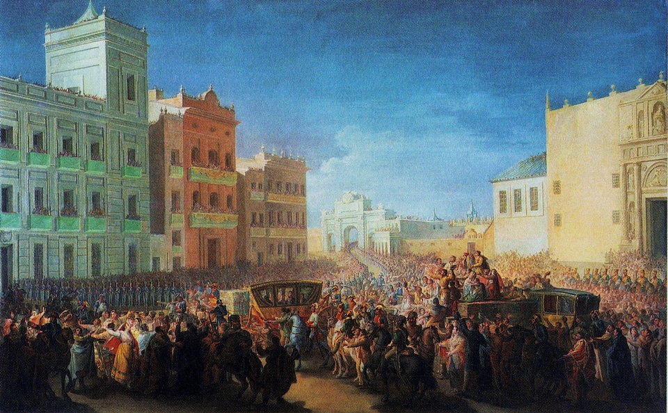 Welcoming Ferdinand at Valencia, Spain, 1814