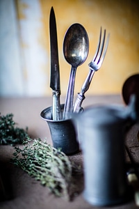 Spoons and forks, and utensils