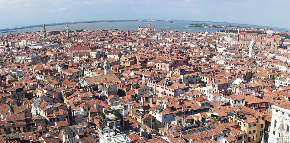 Overlooking the city of Venice photo