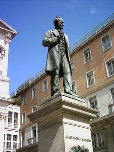 Statue of Alessandro Manzoni