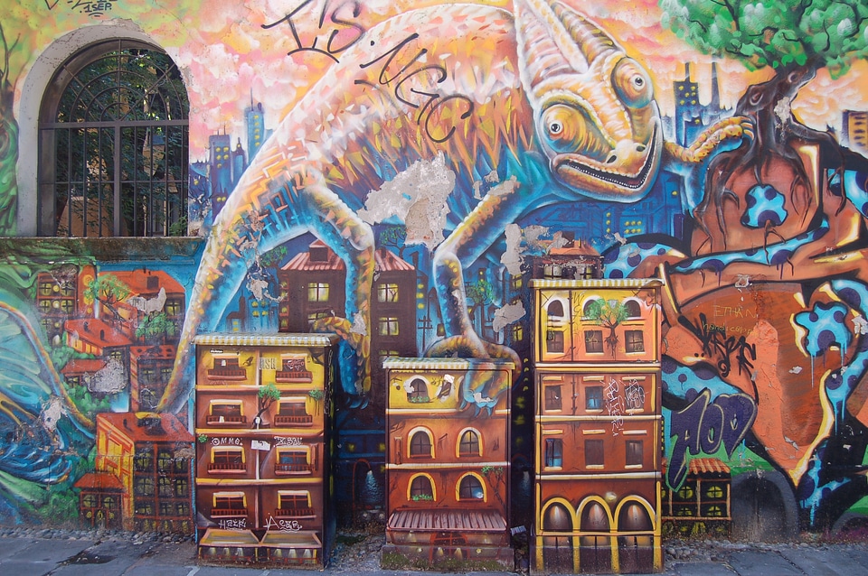 Street art in Milan