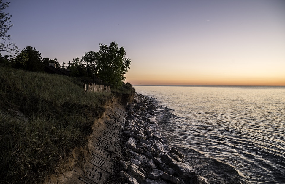 Shoreline landscape at Dawn