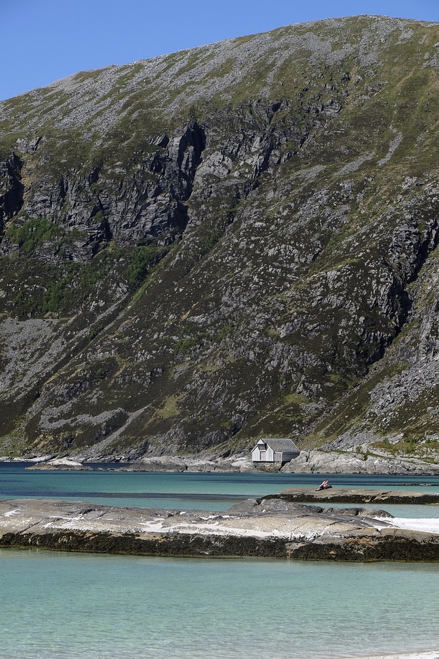 Scene at Grotlesanden, Bremanger, Norway
