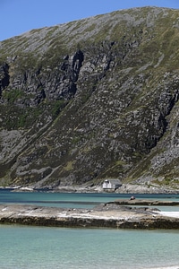 Scene at Grotlesanden, Bremanger, Norway