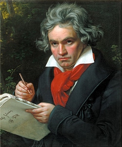 Portrait of Beethoven photo