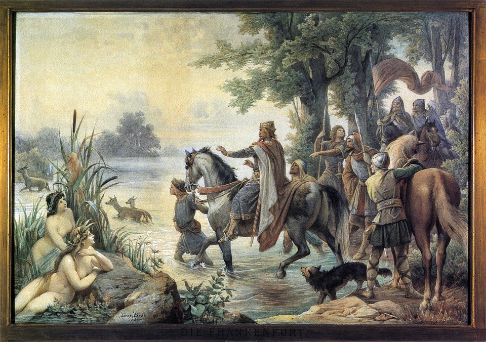 Painting of the Legend of Frankfurt