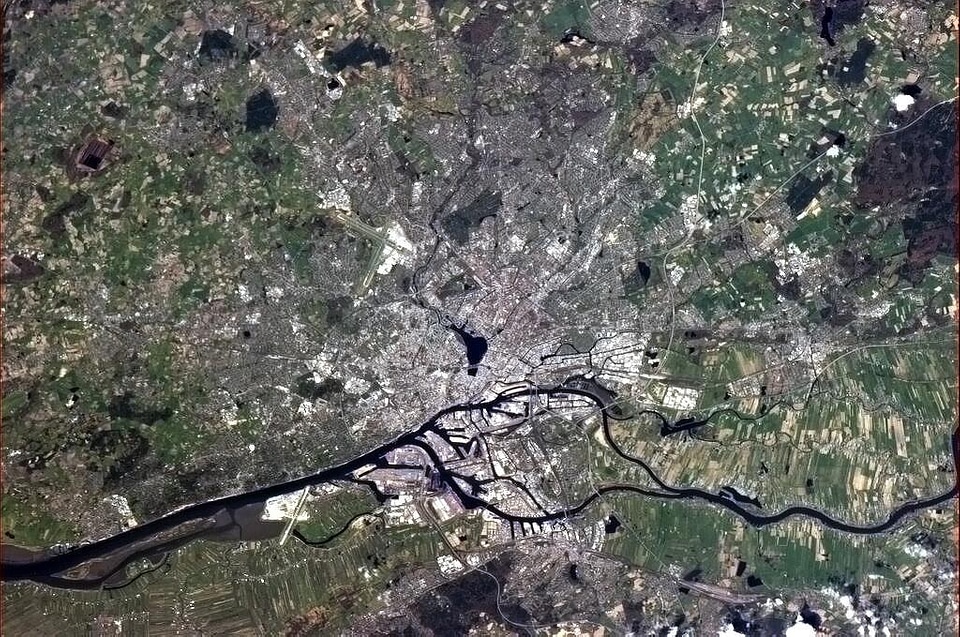 Hamburg from space