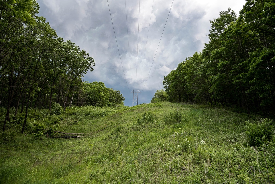 Stormclouds forming on the trail