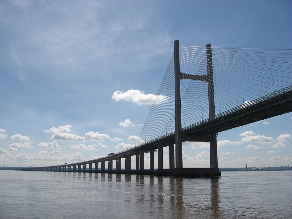 Second Severn Crossing on the M4 motorway.
