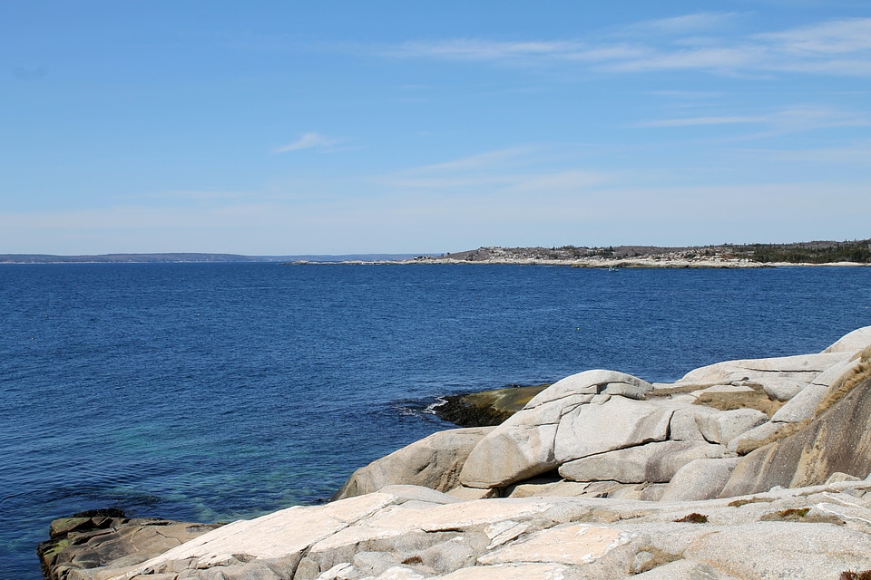 Peggy's Cove landscape in Nova Scotia