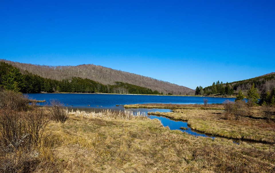 Landscapes of Spruce Knob Lake and Mountains