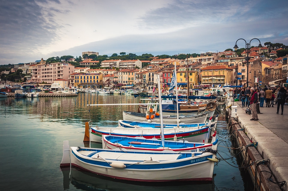 Boats on the French Riveria in Monaco