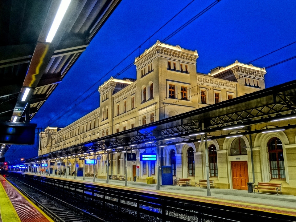 Main railway station in Bydgoszcz