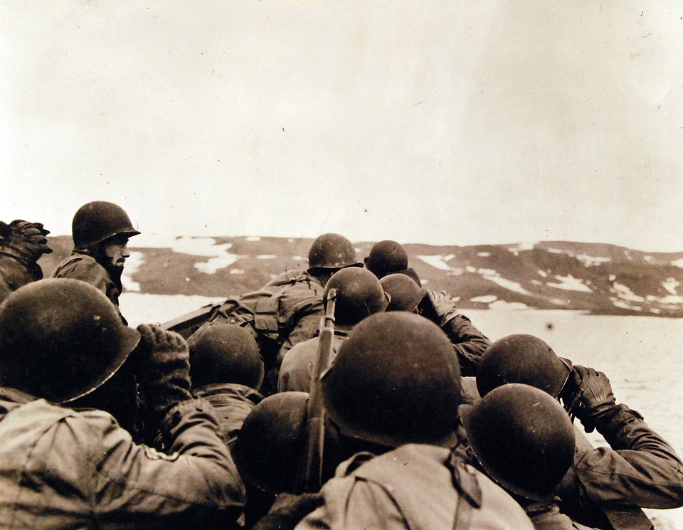 US Troops landing on Greenland
