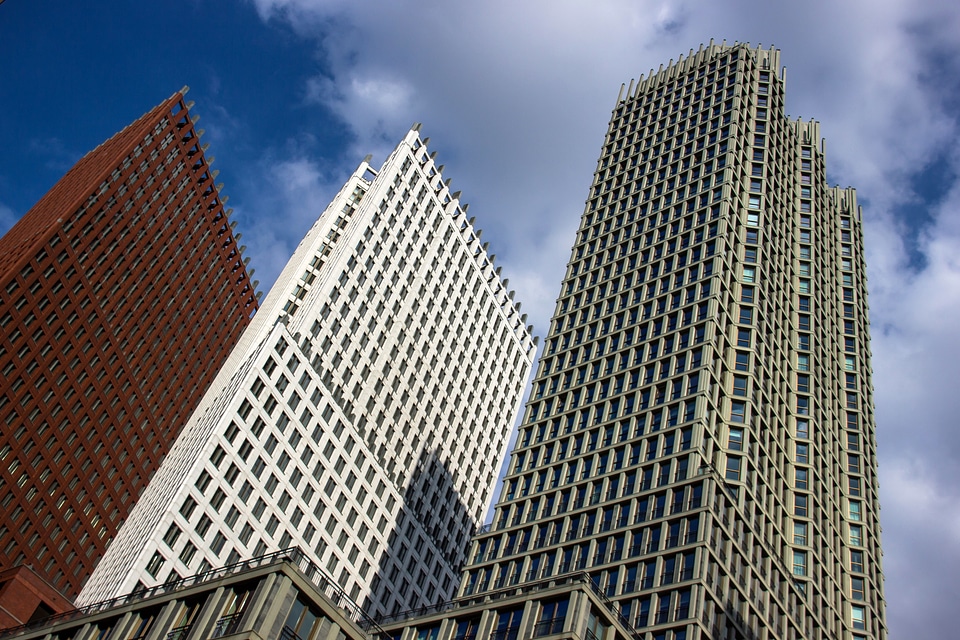 Tall Towers in The Hague, Netherlands photo