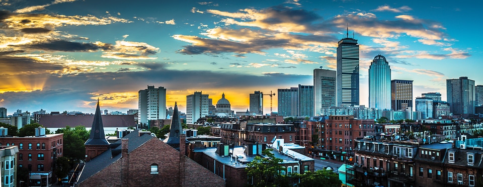 Boston skyline metropolis