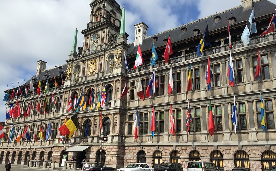 Foreign Ministry building in Antwerp