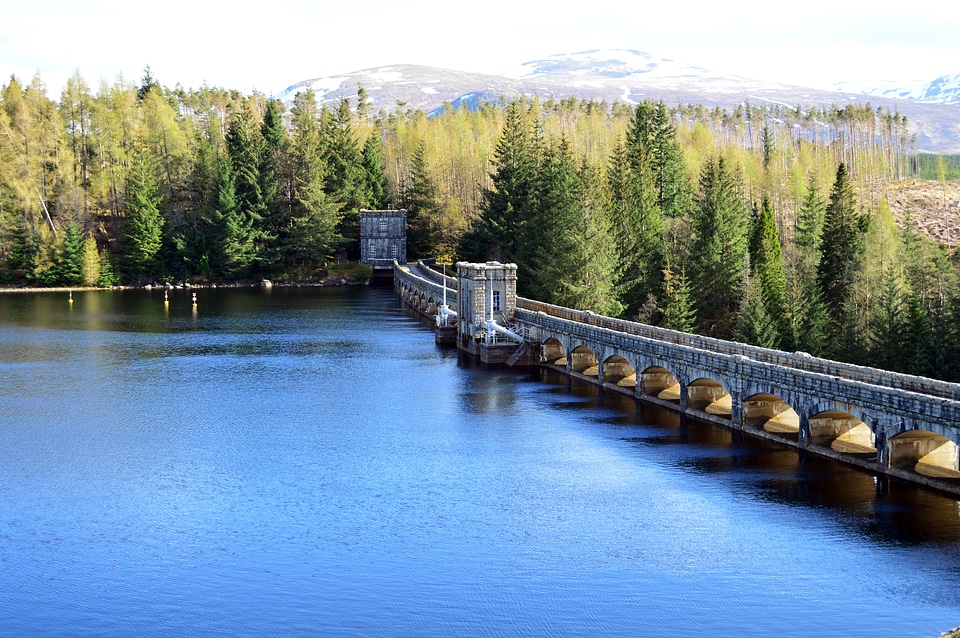 Bridge across the River in Scotland
