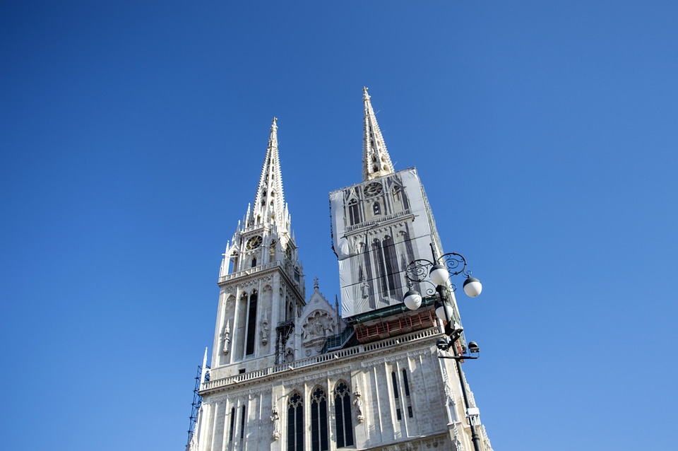 Zagreb Cathedral in Croatia photo
