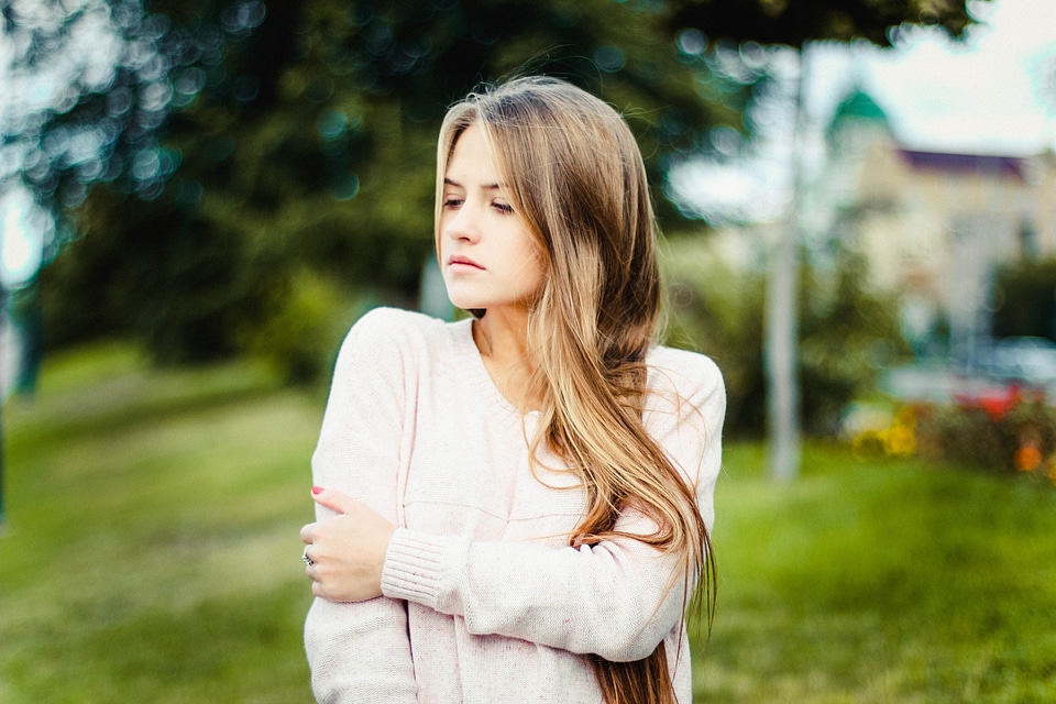 Posture pretty hair