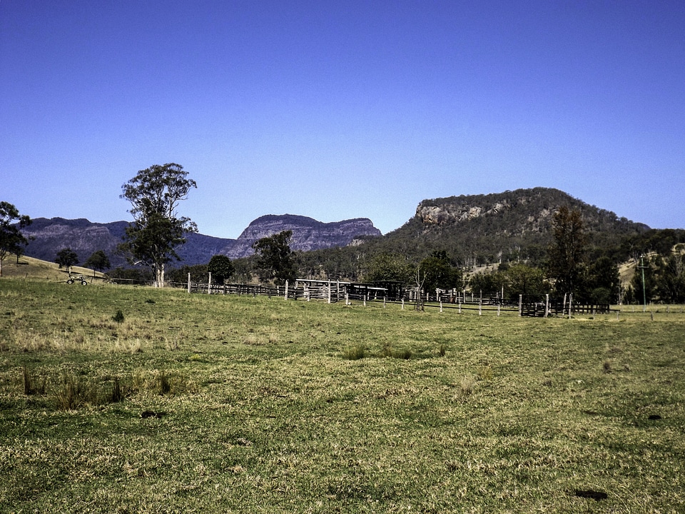 Hills and plains in Lamington National Park, Queensland, Australia