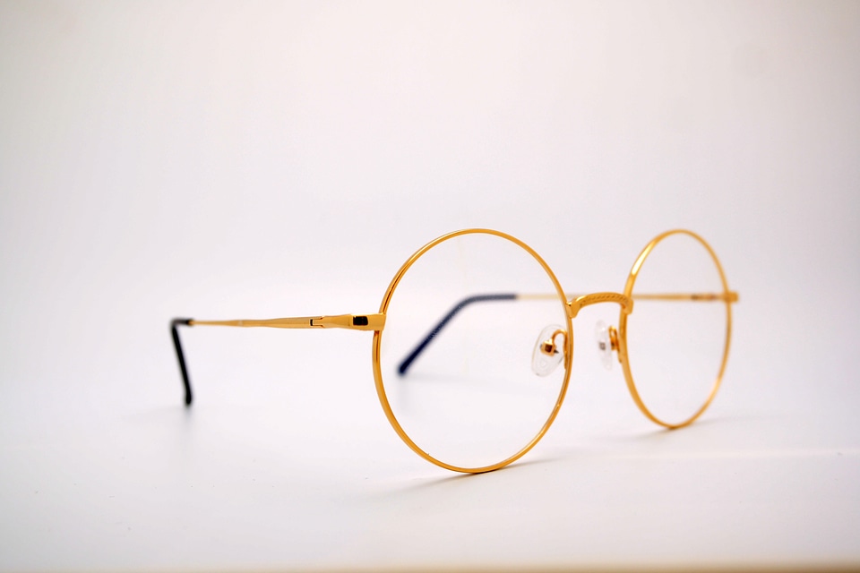 Gold Rimmed Glasses