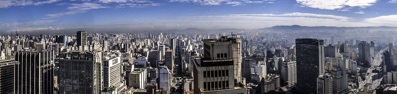 Panoramic View of Sao Paulo, Brazil