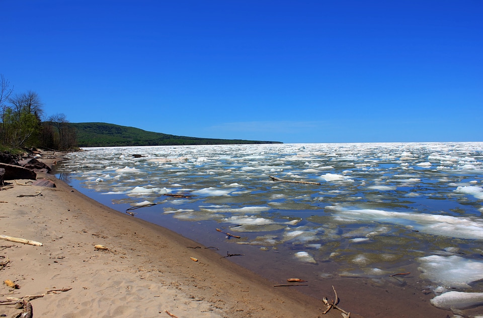 Shoreline of Superior at Porcupine Mountains State Park, Michigan